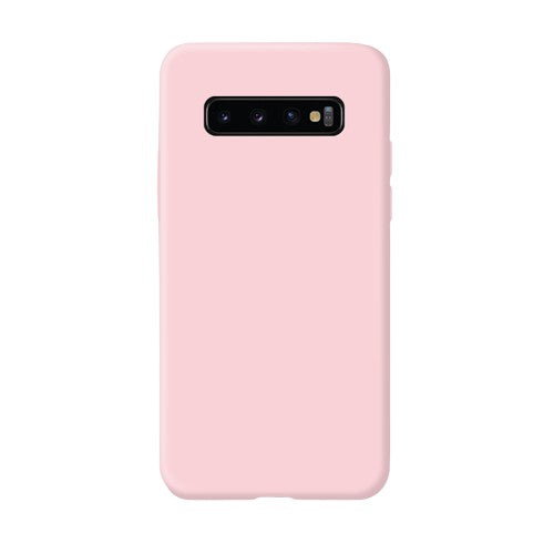 Husa protectie Flippy compatibila cu Samsung Galaxy S10 E Liquid Silicone Case Roz