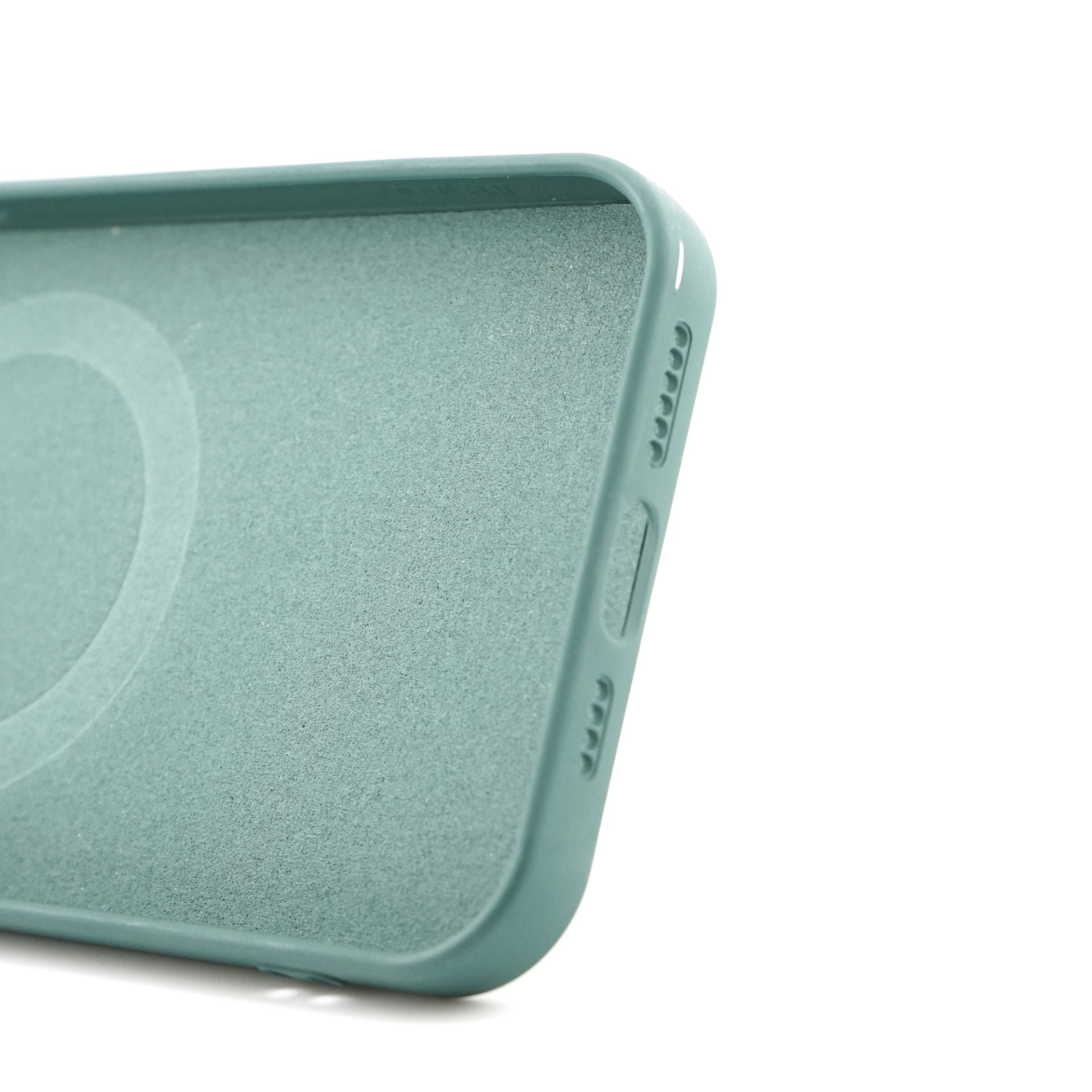 Husa Protectie, Husa de Protectie Compatibila cu iPhone 14 Pro Max, Liquid MagSafe, Ring-Shaped, Magnetica, Verde