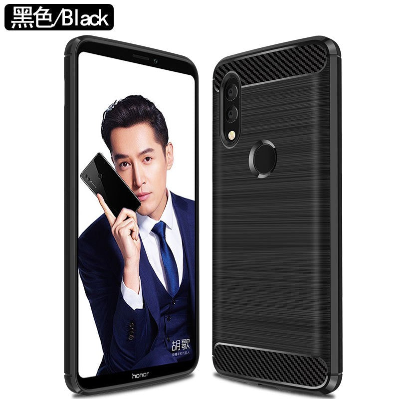 Husa Protectie, compatibila cu Honor 90 Lite/X50i, TPU Carbon, Negru