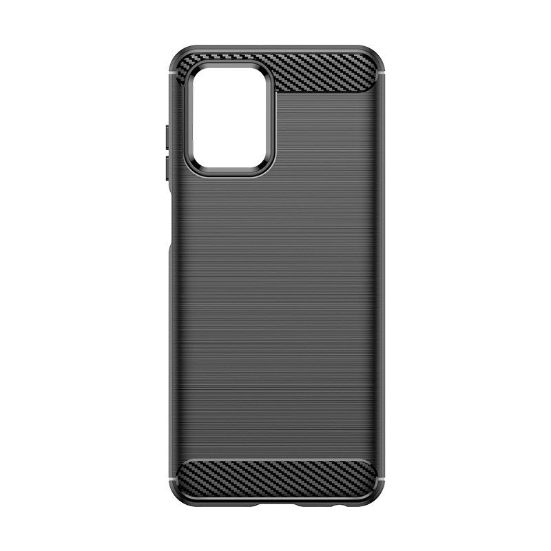 Husa de Protectie pentru Motorola Moto G13 / G23, Protectie 360, din TPU cu element de Carbon, Anti Alunecare, 1.8 mm, Negru