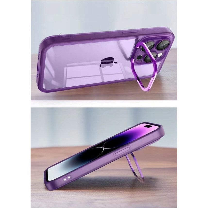 Husa protectie Flippy pentru Samsung A33 5G Electroplated cu  suport pentru camera, 1.5 mm grosime, protectie camera, Mov