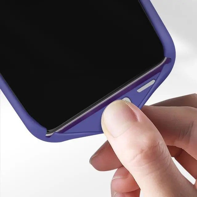 Husa protectie Flippy pentru Samsung S21 FE Liquid Silicone Mov