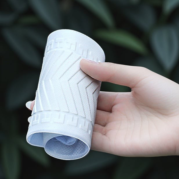 Protectie Incaltaminte pentru Ploaie si Noroi, Impermeabila, Talpa Antiderapanta, cu Fermoar si Capsa, Inaltime 40 cm, Marime M 36-37, Alb