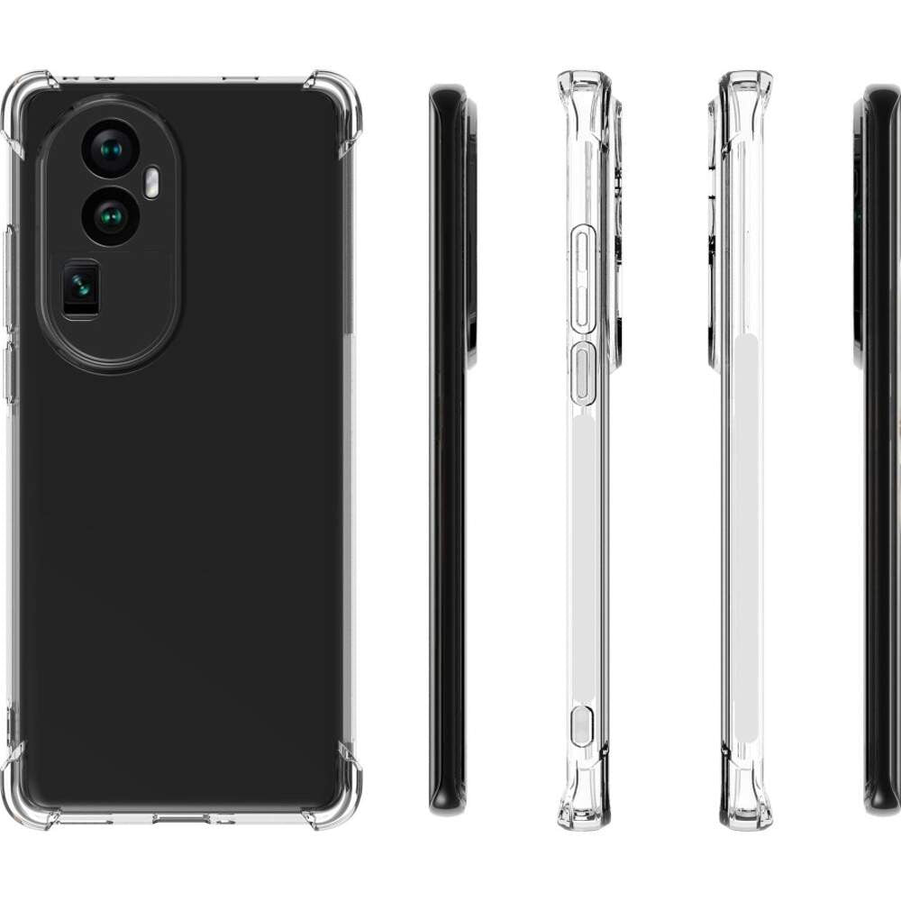 Husa protectie pentru Oppo A54 5G, TPU, Antisoc, Protectie colturi, Rezistenta la impact, 1.5 mm, Transparenta