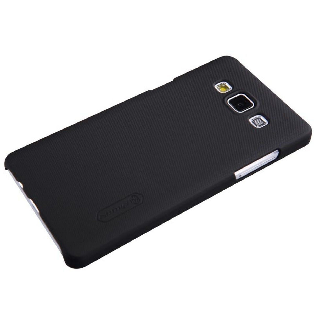 Husa Samsung Galaxy A5 2015 Nillkin Frosted Shield Negru + Folie de protectie