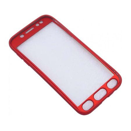 Husa Samsung Galaxy J5 2017 Full Silicone 360 Rosu