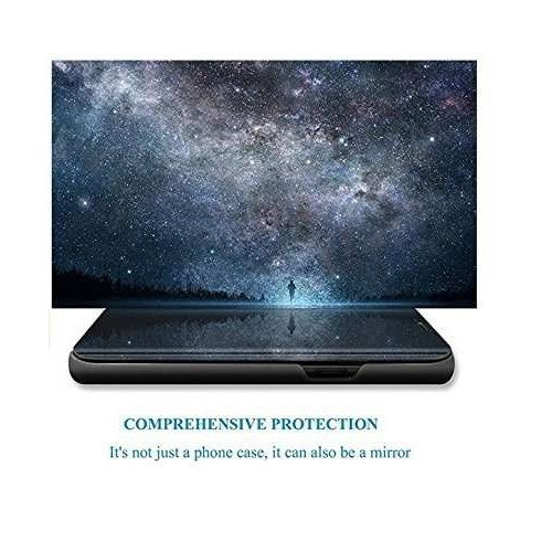 Husa Samsung Galaxy J6 Plus 2018 ® Flip Cover Oglinda Negru