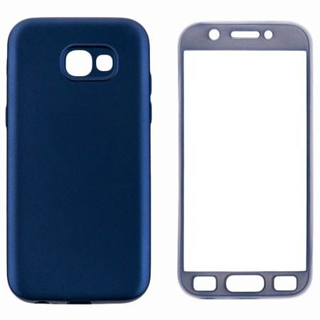 Husa Samsung Galaxy S7 Edge Full Silicone 360 Albastru