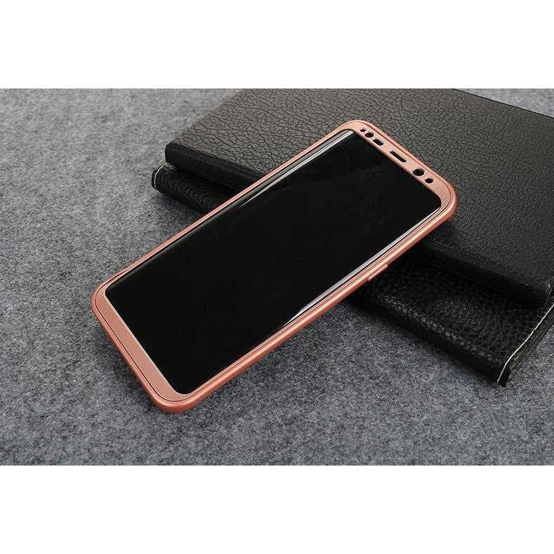 Husa Samsung Galaxy S8 Full Silicone 360 Auriu