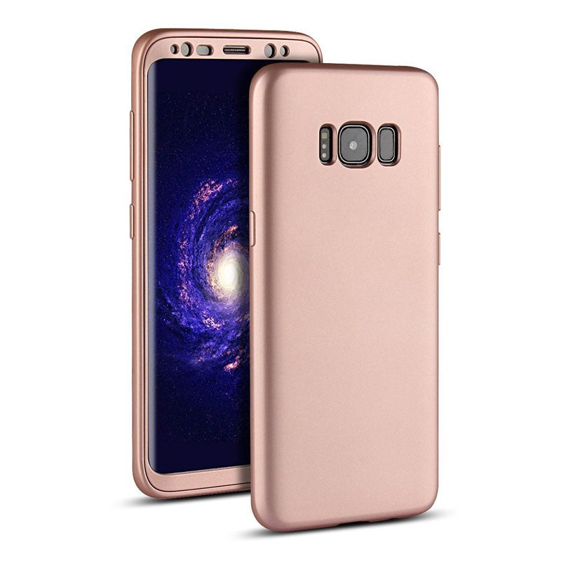 Husa Samsung Galaxy S8 Full Silicone 360 Auriu