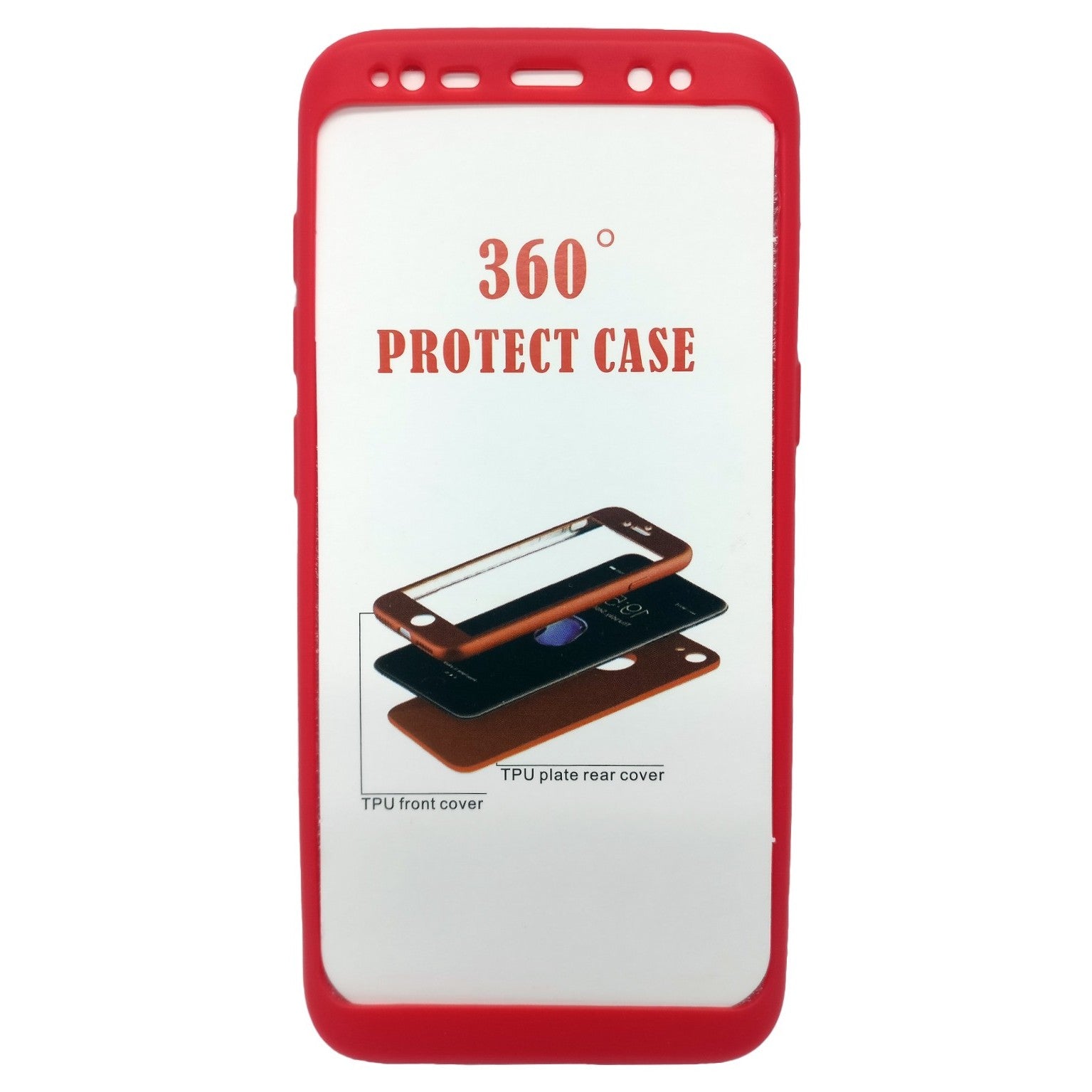 Husa Samsung Galaxy S8 Full Silicone Rosu