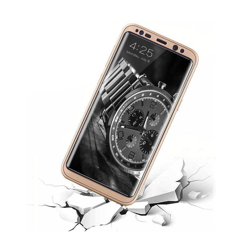 Husa Samsung Galaxy S8 Plus Full Silicone 360 Auriu