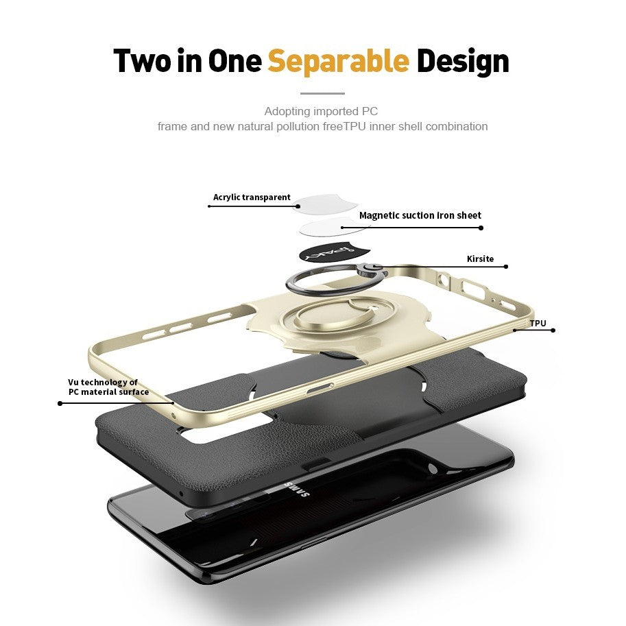 Husa Samsung Galaxy S9 Plus Ipaky Ring Negru