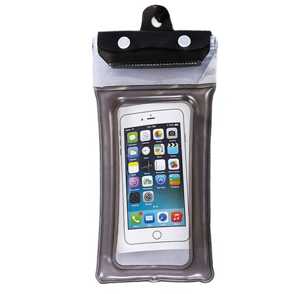 Husa subacvatica Zip Waterproof Flippy, Snowproof, Universala, Impermeabila, cu Snur, pentru telefon sau documente, Negru