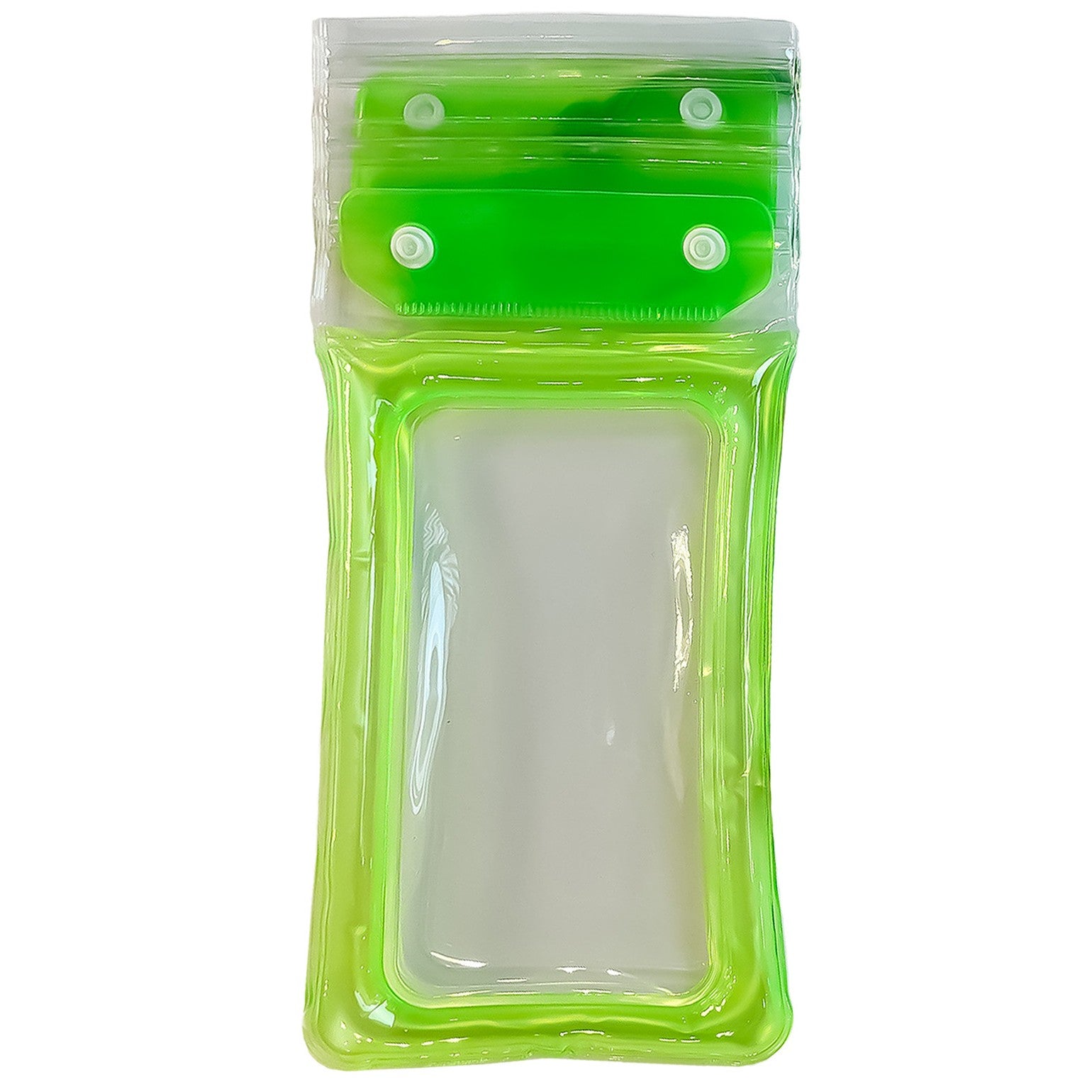Husa subacvatica Zip Waterproof, Snowproof, Universala, Impermeabila, cu Snur, pentru telefon sau documente, Verde