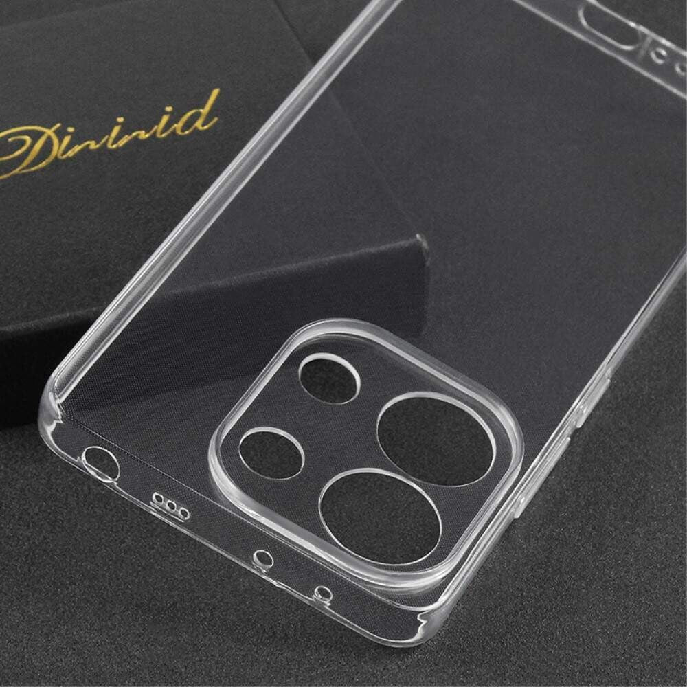 Husa Telefon, Compatibila Xiaomi Redmi Note 13 Pro 4G, Carcasa TPU, Protectie Camere, 1.5 mm, Transparent