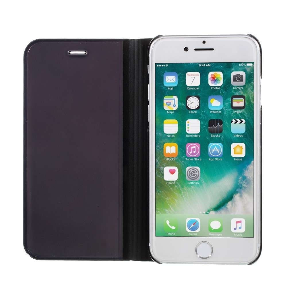 Husa Xiaomi Mi Note 10 Flip Cover Oglinda Negru