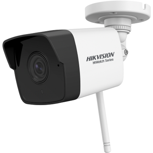 Cameră IP HiWatch, bullet pt. exterior, dist. IR 30 m, tip lentila fixa 2.8 mm, 2 Mpx, 