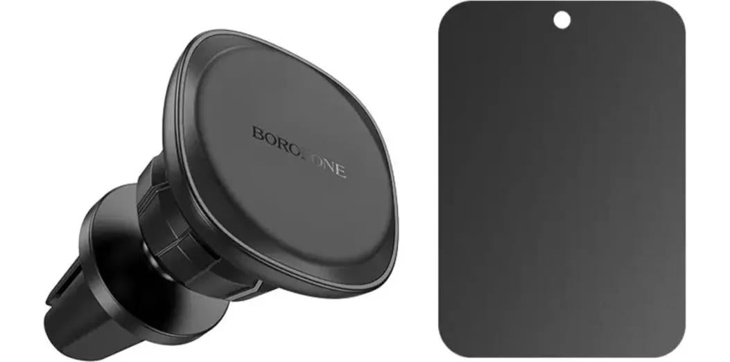 SUPORT AUTO Borofone "BH8" pt. SmartPhone, magnetic, fixare grila ventilatie, negru "6941991108020"