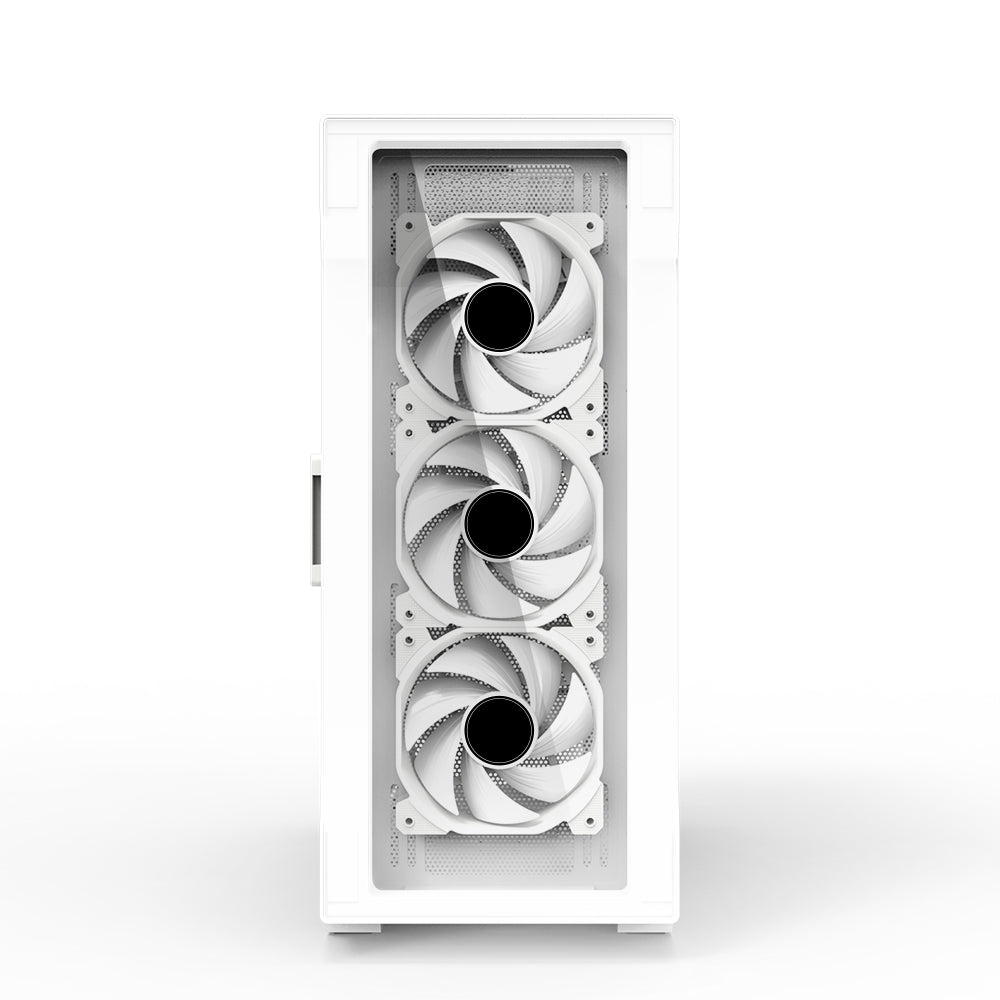 CARCASA Zalman "i3 Neo", middle tower, gaming, fara sursa, suporta 8xfan, 4xfan inclus, USB 3.1 gen1 x 2, USB 2.0x1, audio+mic, 7 sloturi expansiune, alb, "i3 NEO ARGB White"