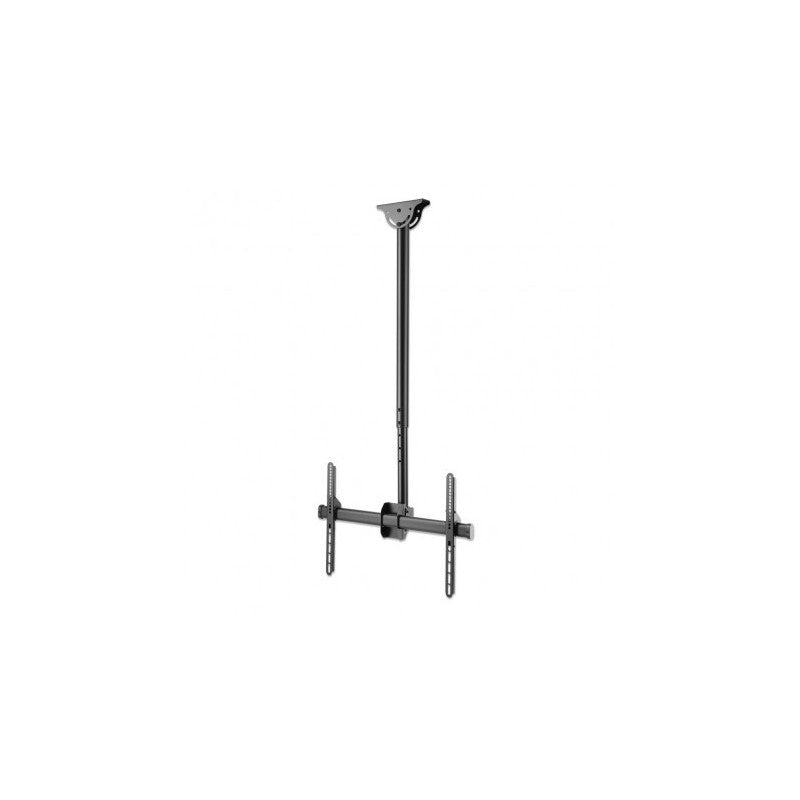 Suport TV,de tavan, compatibil televizoare curbate, telescopic, full motion, Techly, 37 - 70 inch, 50kg, Negru, ICA-CPLB 946LMH 