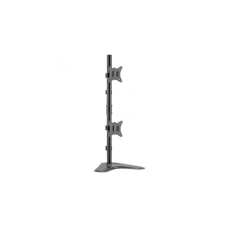 Suport de birou pentru 2 monitoare, 17-32 inch, reglabil, Negru, Techly, ICA-LCD 2520V2 