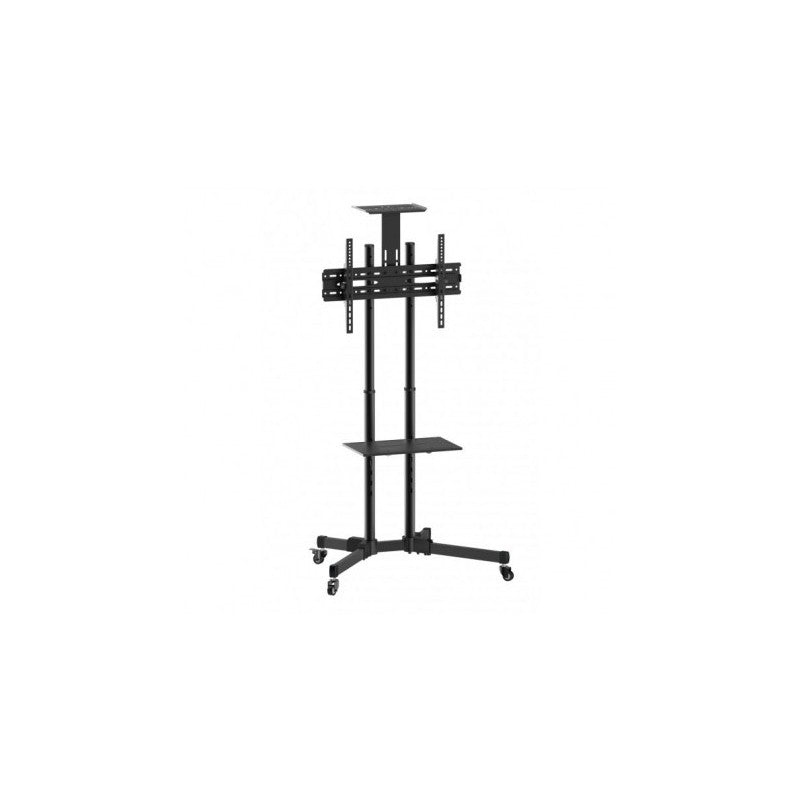 Stand TV, LCD/LED, mobil, Techly, 32- 70, Reglabil, Negru 105643 
