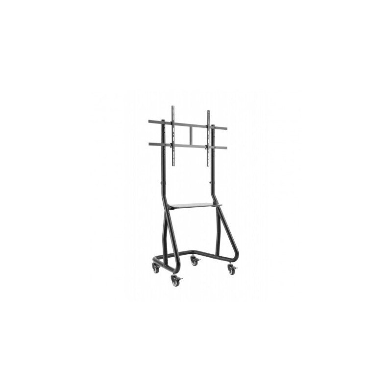 Stand TV mobil pe roti, 60-105 inch, Techly, negru, ICA-TR38 
