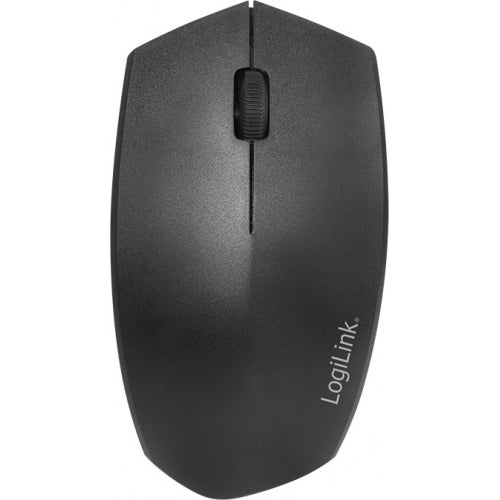 Mouse Logilink, PC sau NB, wireless, BT 4.1 + 2.4GHz, optic, 1200 dpi, butoane/scroll 3/1, ergonomic, negru, 