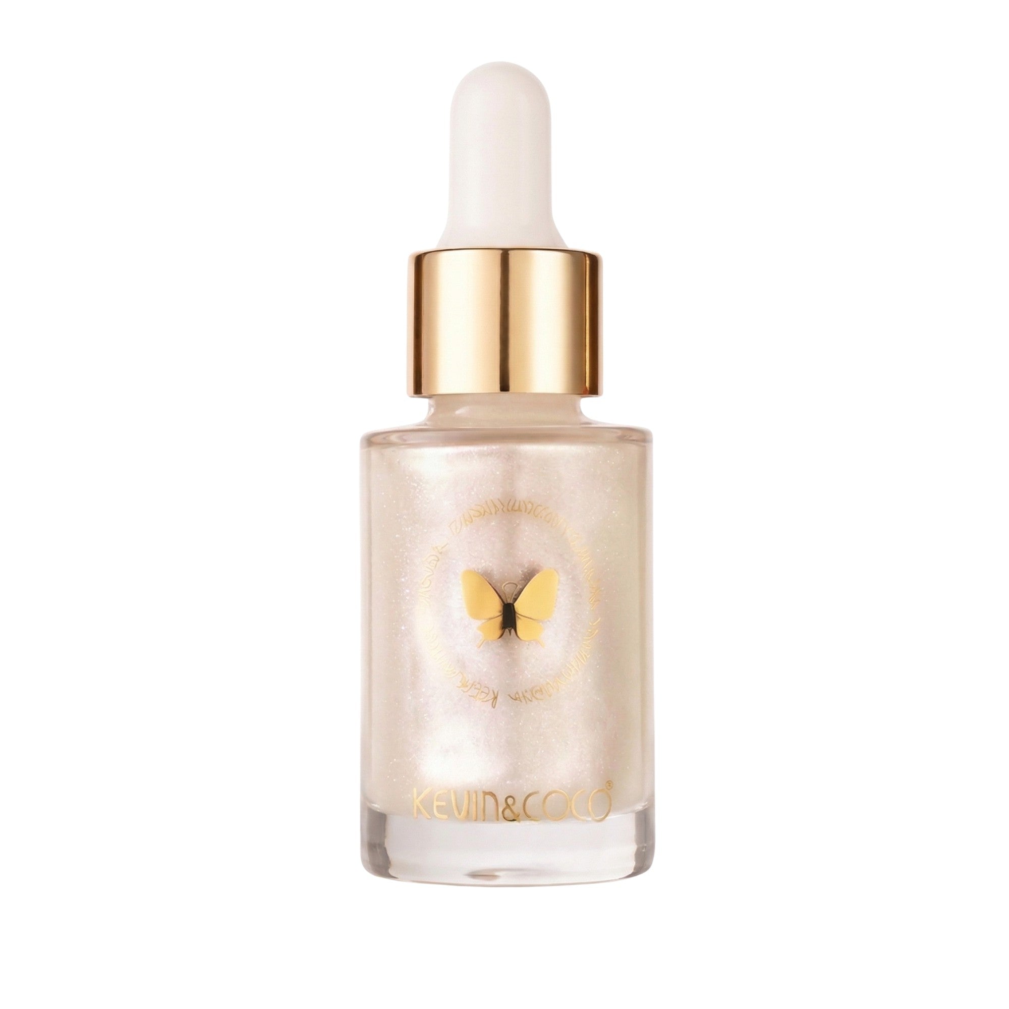 Iluminator Lichid pentru Ten, Kevin&Coco, Instant Anti Age, Nuanta Champagne, Efect Stralucire, Bronz Luminos 3.5x3.5x8.5cm