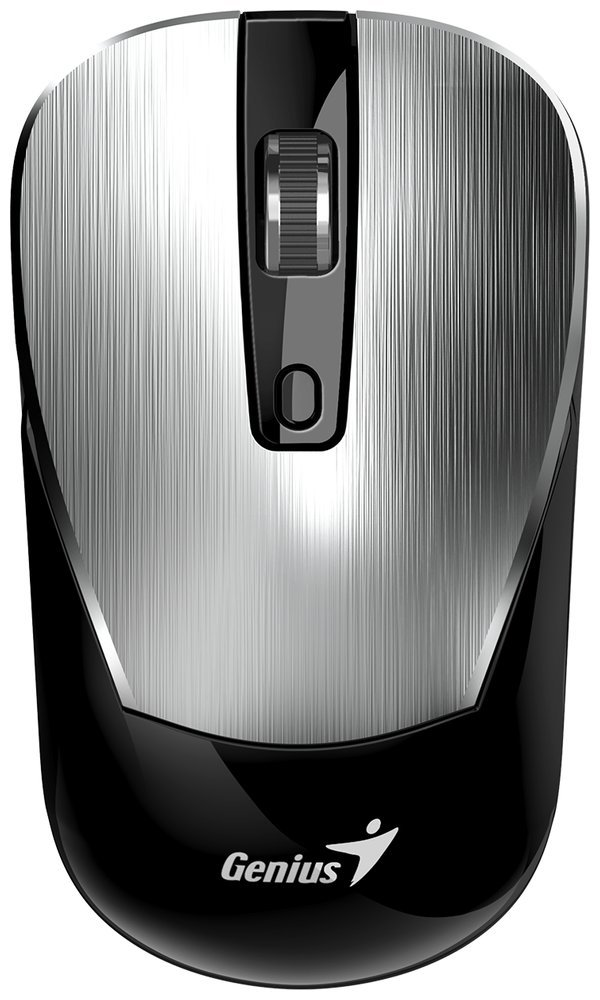 MOUSE Genius "NX-7125”, PC sau NB, wireless, 2.4G, BlueEye, 1200 dpi, butoane/scroll 3/1, argintiu, "31030044402"