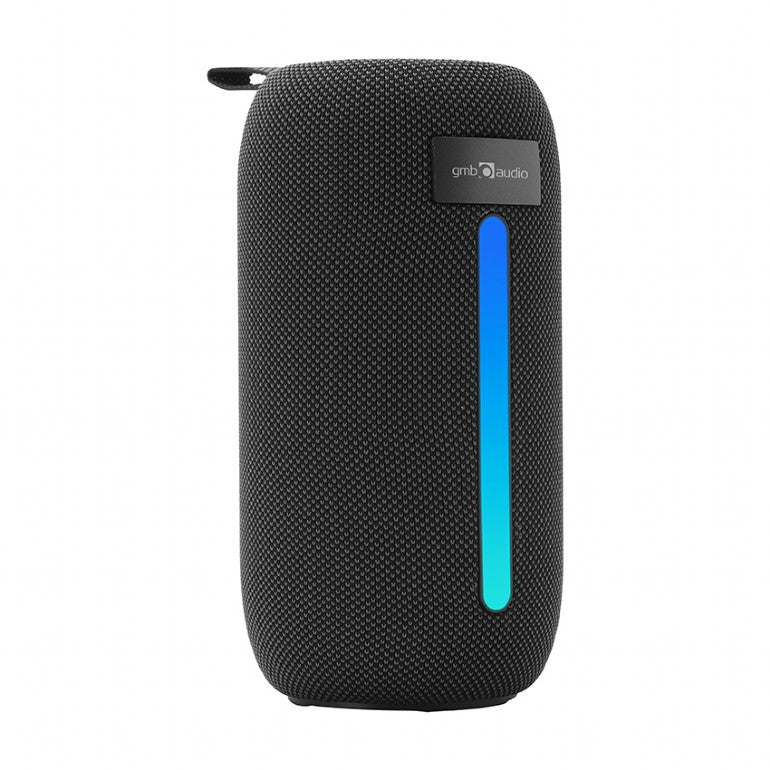 BOXE GEMBIRD portabile bluetooth, RMS: 5W, baterie 1500mAh, microSD, USB, FM-radio, LED light, BT v5.3, 103x103x203mm, 580 grame, black, "SPK-BT-LED-07"