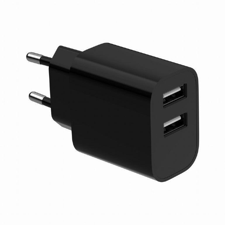 ALIMENTATOR retea 220V GEMBIRD, universal, 2 x USB-A 2.4A , max. 12W, protectie: scurtcircuit, supraincarcare, negru, "TA-UC-2A12-01-BK"
