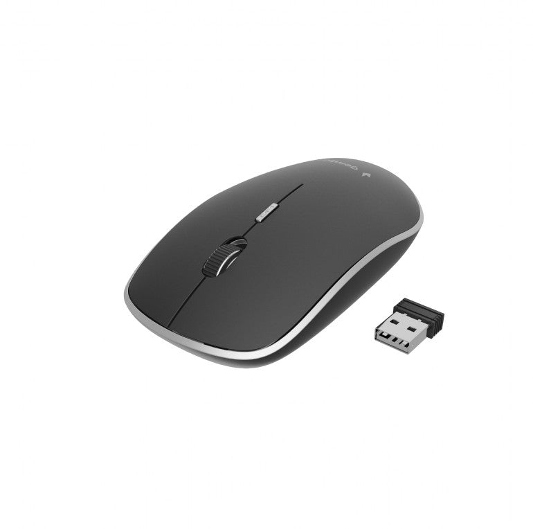 MOUSE GEMBIRD, PC sau NB, wireless, 2.4GHz, optic, 1600 dpi, butoane/scroll 4/1, silent, negru, "MUSW-4BS-01"