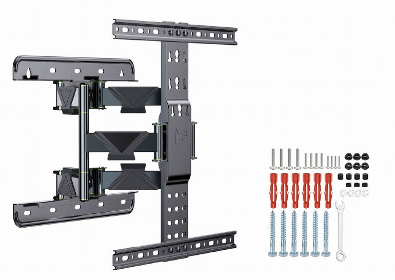 SUPORT de perete GEMBIRD, pt 1 TV/monitor, diag. max 32" - 65", full-motion, max 36 kg, "WM-65ST-01"
