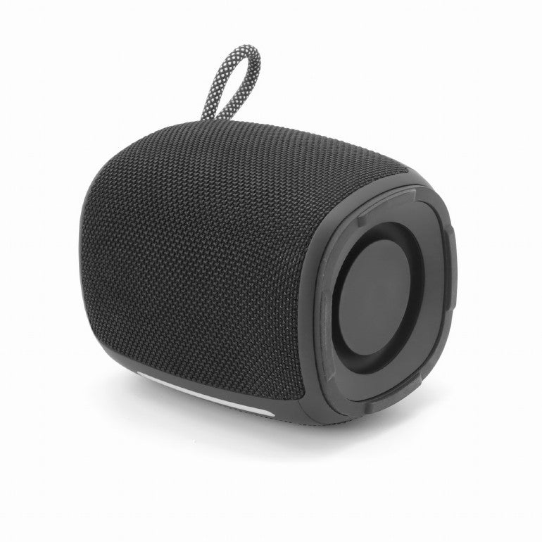 BOXE GEMBIRD portabile bluetooth, RMS: 5W, baterie 1200mAh, microSD, USB, FM-radio, LED light, BT v5.1, 111x111x134mm, 530 grame, black, "SPK-BT-LED-03-BK"