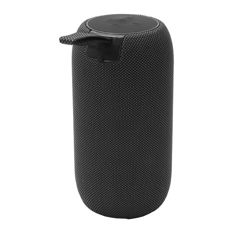 BOXE GEMBIRD portabile bluetooth, RMS: 5W, baterie 1500mAh, microSD, USB, FM-radio, LED light, BT v5.3, 103x103x203mm, 580 grame, black, "SPK-BT-LED-07"