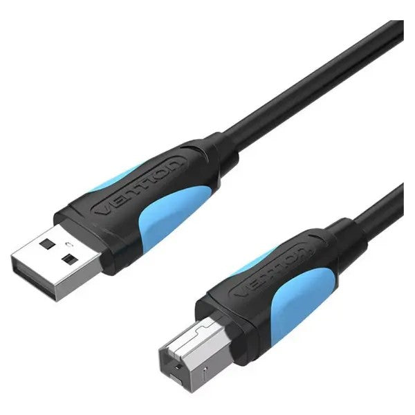 Cablu USB pt. imprimanta Vention, USB A (T) la USB B (T), 1.5m, 480 Mbps, PVC, negru, 