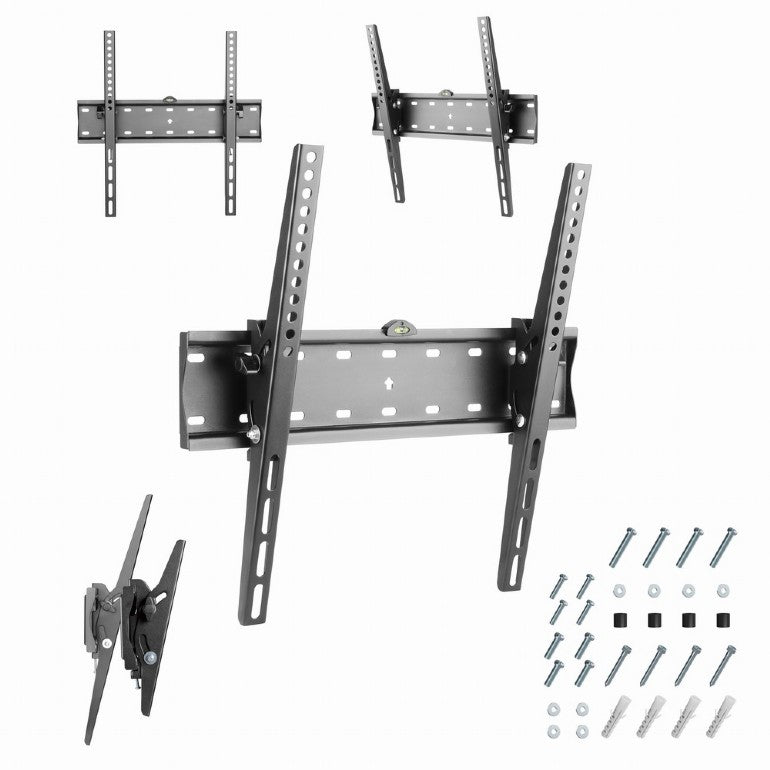 SUPORT de perete GEMBIRD, pt 1 TV/monitor, diag. max 32" - 55", inclinare, max 40 kg, "WM-55T-02"