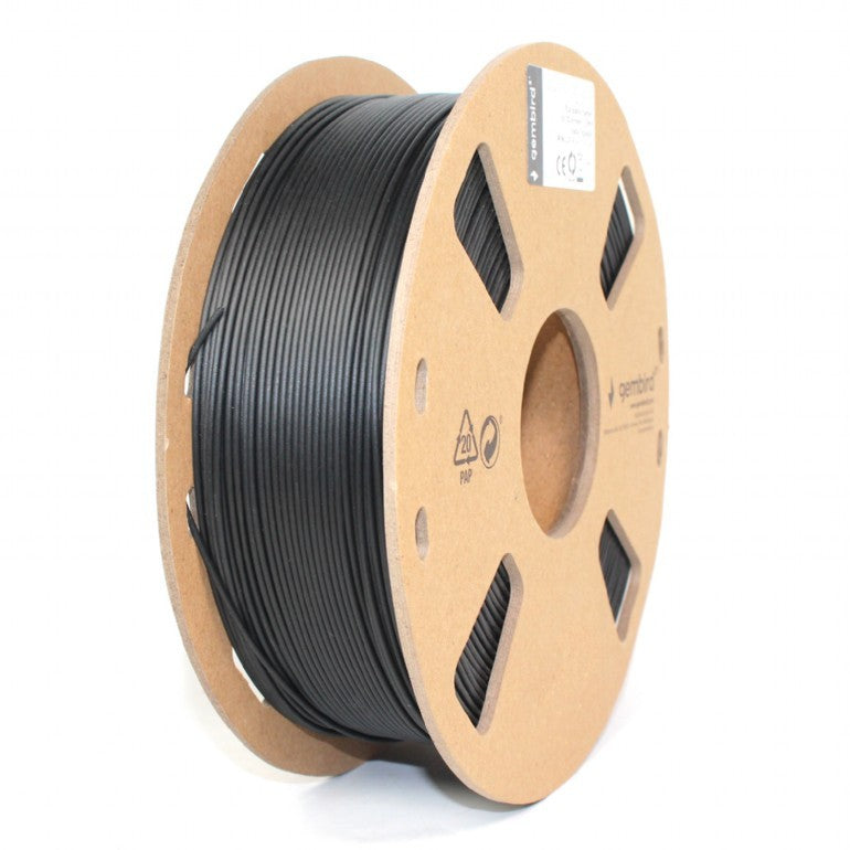 FILAMENT Gembird pt. imprimanta 3d, PLA, 1.75mm diamentru, 1Kg / bobina, aprox. 330m, topire 190-220 grC, black, 