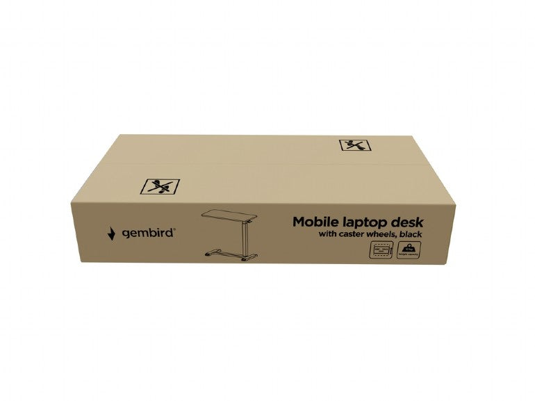 BIROU GEMBIRD, pt notebook, max 10 kg, birou 720x400mm, 770x400x(685-1045)mm, black, "TVS-DESK-02-BK"