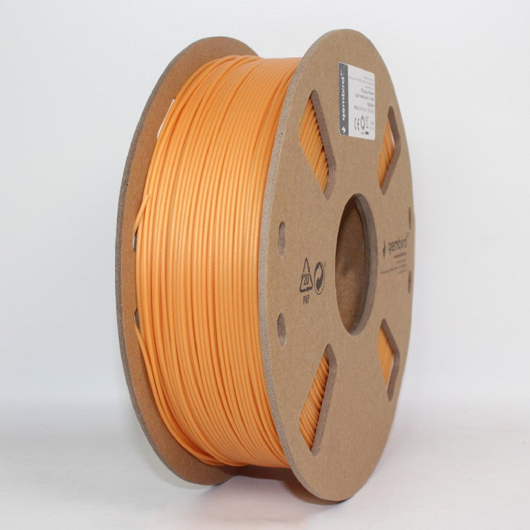 FILAMENT GEMBIRD pt. imprimanta 3d, PLA+, 1.75mm diamentru, 1Kg / bobina, aprox. 330m, topire 195-235 grC, gold, "3DP-PLA+1.75-02-GL"