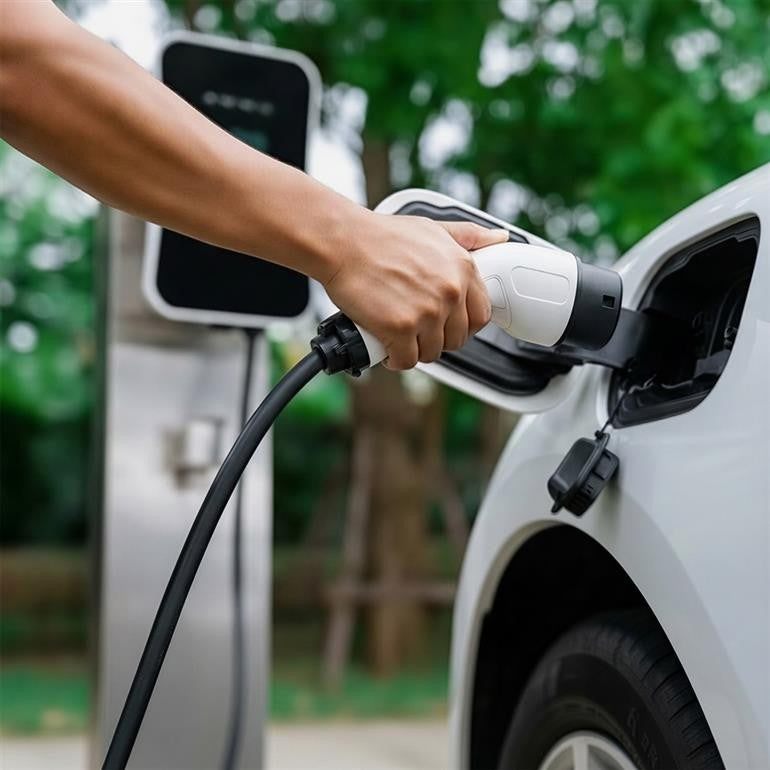 CABLU incarcare auto EV GEMBIRD, Type 2 (T) la Type 2 (M), 16A, trifazat, 11KW, cablu 5x2.5mm2 + 1x0.75mm2, IP55, 8m, black, "EV-T2MF-11KW-8M"