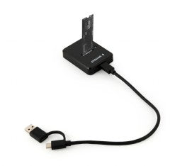 SSD DOCKING Station GEMBIRD, USB 3.1 Type-C, SSD suportat M2 NGFF & NVMe, conectare S-ATA & PCIe, slot: 2230, 2242, 2260, 2280, 22110, black, "DD-U3M2"