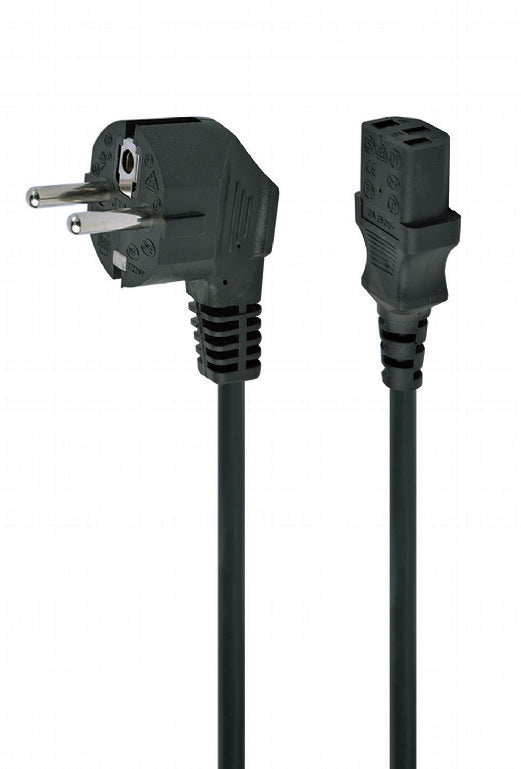 CABLU alimentare GEMBIRD 1m, intrare Shucko, iesire C13, 6A, black, "PC-186-1M"