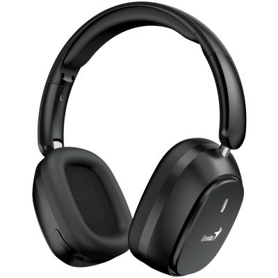 CASTI Genius, "HS-820BT", wireless, cu fir, standard, utilizare multimedia, smartphone, microfon pe casca, conectare prin Bluetooth 5.4, USB-C, negru, "31710038400", (timbru verde 0.8 lei)