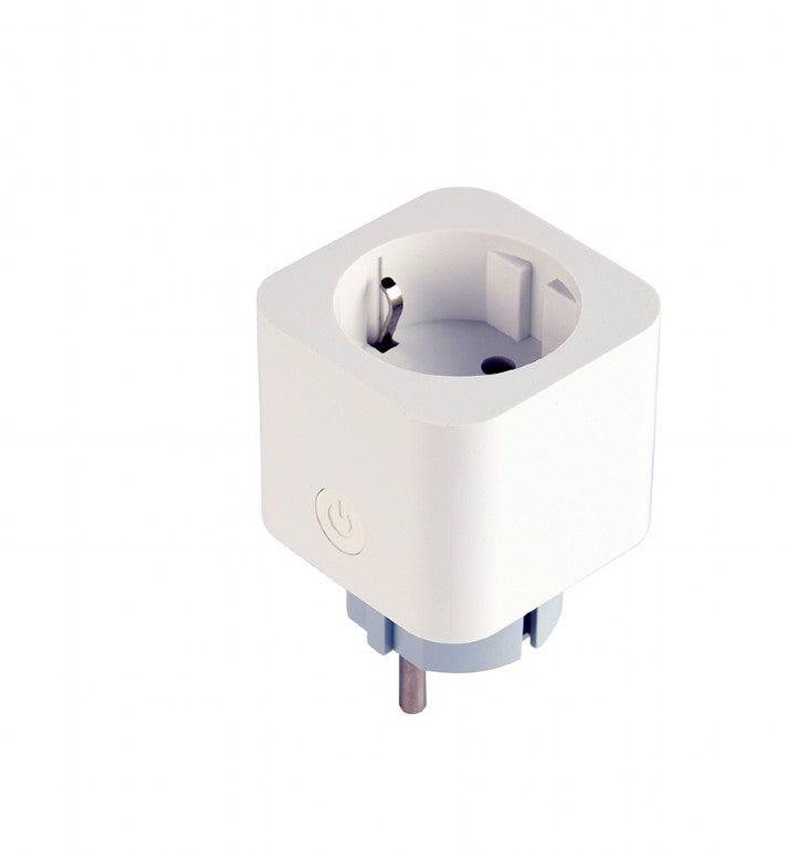 PRELUNGITOR GEMBIRD, Schuko x 1, WiFi, conectare prin Schuko (T), 16 A, 3680W, compatibil Tuya, alb, "TSL-PS-S1M-01-W"