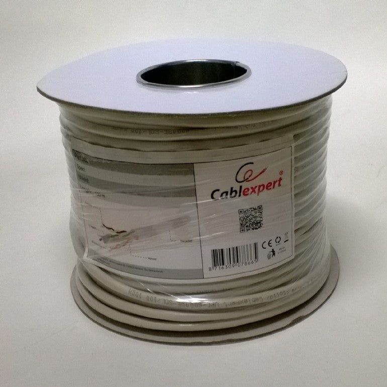 ROLA CABLU UTP GEMBIRD, Cat6, 100m, Cupru-Aluminiu, Solid, AWG24, "UPC-6004SE-SOL/100"