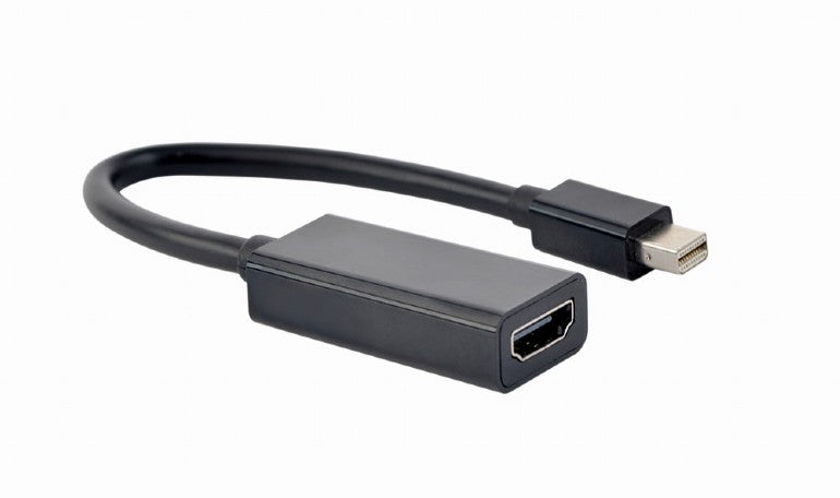 Cablu video SPACER, adaptor DisplayPort (T) la HDMI (M), FullHD (1980+1080) la 60Hz, 0.10m, negru, 