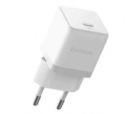 INCARCATOR retea Baseus Palm, Quick Charge 30W, 1 x USB Type-C, alb "P10111605213-00" - 6932172672768